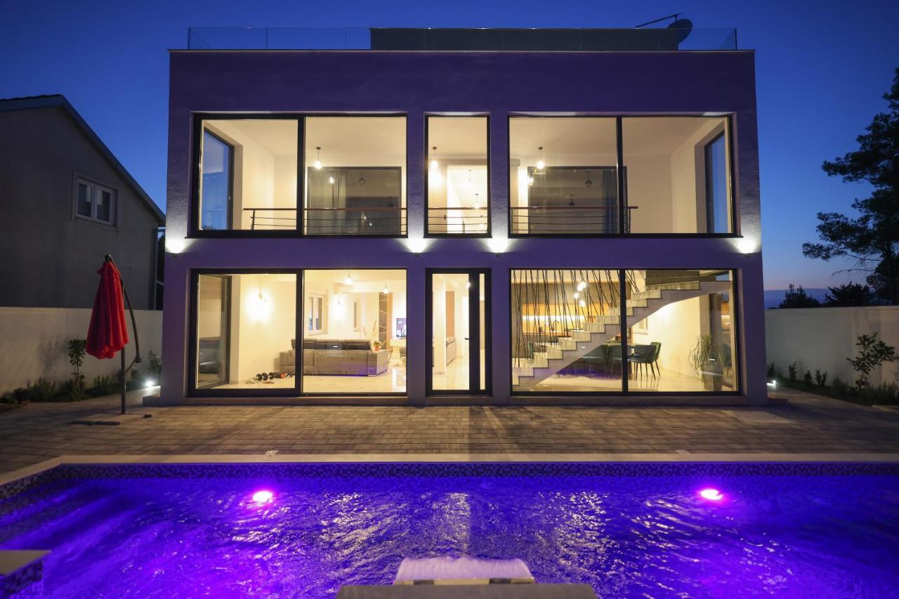 Rhapsody In Green - Luxury Villa In Zadar Crno Ngoại thất bức ảnh